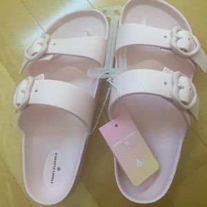 Pink Stoney Clover Sandals
